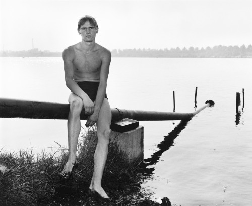 Junge mit Radio, Halle 1984